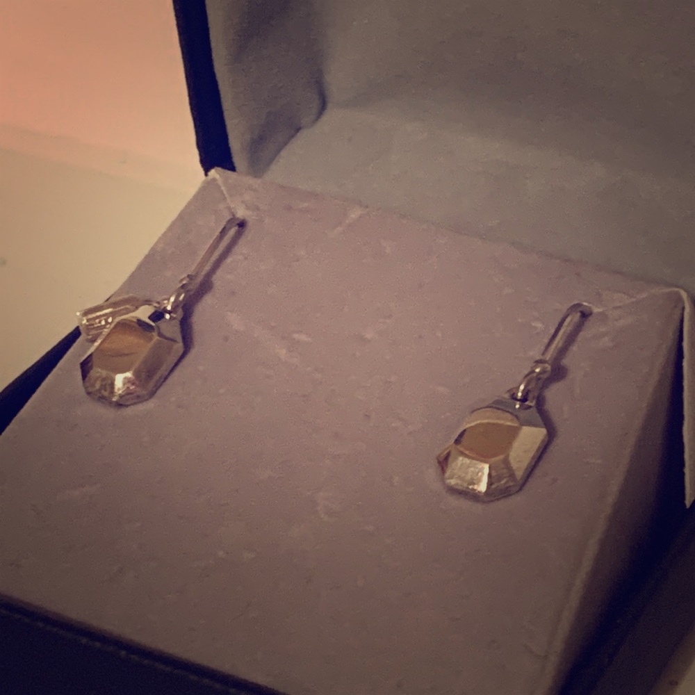 Coach sterling silver earrings